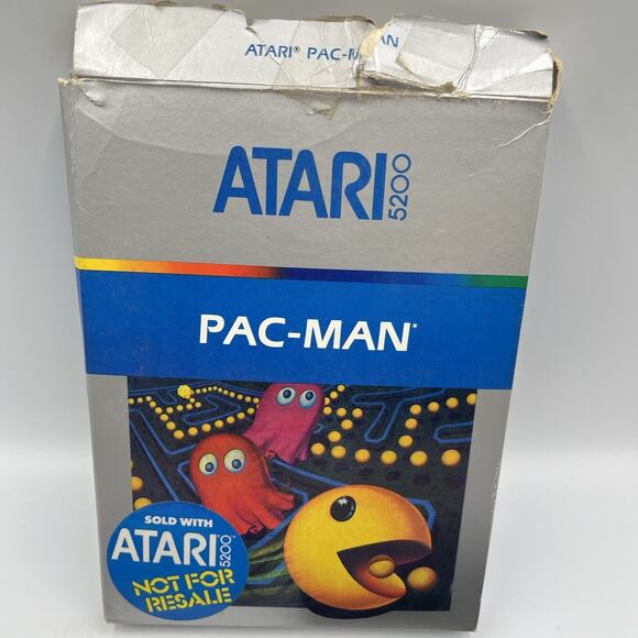 1982 Pac-Man Atari 5200 Vintage Game w/Box, Owners Manual. Tested - Picture 3 of 14